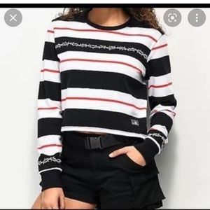 Lurking Nation 100% Cotton Barb Wire crop top